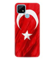 Realme C11 C21 C21Y C25Y C11 2021 Kılıf Desemli Silikon Şanlı Türk Bayrağı 4 1401