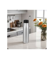 Paslanmaz Çelik 600 Ml Termos Mug Taşıma İpli SIcak ve Soğuk Muhafazalı Mug Kamp Piknik Spor