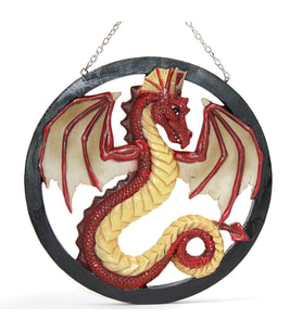 Duvara Asmalı Polyester Dragon Pano