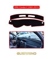 OPEL Combo C (2001-2011)TORPİDO KORUMA HALISI KIRMIZI KENAR