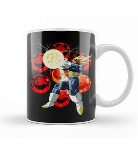Super Vegeta Big Bang Attack Kupa Bardak Porselen