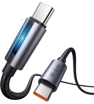 CA-5740 100 W Type-C To Type-C Hızlı Şarj Kablosu 1.2 M Siyah