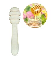 BAL KAŞIĞI AHŞAP NATUREL 6 CM PK:25-