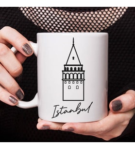Galata Kulesi Kupa Bardak