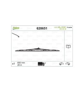 Silecek Supurgesi 650mm (x1) Optiblade (agir Ve Hafif Vasita Grubu) Fiskiyeli