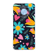 PrintiFy Huawei Nova Y90 ile Uyumlu 1mm Slim Fit Retro Renkler 1 Baskılı Şeffaf  Kılıf