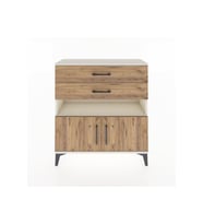 Arges Şifonyer 2 Raflı 2 Çekmeceli 2 Kapaklı 88x30x96 Aytaşı-Çam