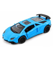12.5 Cm Oyuncak Metal Spor Araba Lamborghini Aventador Mavi