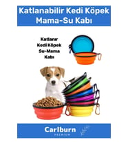 Özel Seri Taşınabilir Seyahat Tipi Kancalı Silikon Katlanabilir Kedi Köpek Evcil Hayvan Mama Su Kabı