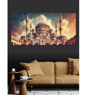 Kanvas Tablo Martılar Ve Sultanahmet Manzarası