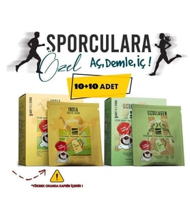 Sporculara Özel Aç Demle İç Filtre Kahve - Collagen ve India Robusta Cherry