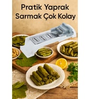 Yaprak Ve Dolma Sarma Makinesi 3 Kademeli Kalınlık Ayarlı
