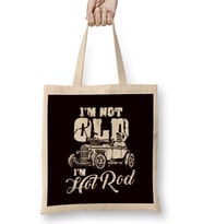Not Old Hot Rod American Cars Classic Automobile Modified Bez Çanta Uzun Saplı