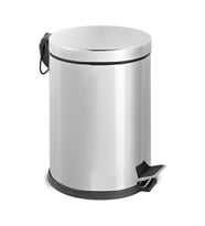 Paslanmaz Çelik Pedallı 12 Litre Çöp Kovası, Ev, Ofis, Banyo, Mutfak Kullanımı