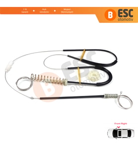 Audi TT MK1 8N 8N3 8N9 1998-2006 2-Kapı 8N0837462 İçin Elektrikli Sağ Cam Kriko Tamir Seti