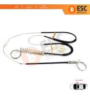 Audi TT MK1 8N 8N3 8N9 1998-2006 2-Kapı 8N0837462 İçin Elektrikli Sağ Cam Kriko Tamir Seti