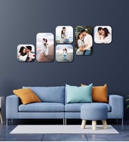 Kişiye Özel 6 Fotoğraflı Kolaj Tablo Duvar Dekorasyonu