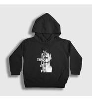 Presmono Unisex Çocuk Siyah Lost On You Lp Laura Pergolizzi Kapüşonlu Sweatshirt 304528tt