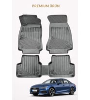 Audi A4 2016+ ile Uyumlu 3D Oto Paspas Premium