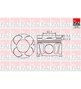 Opel Insignia A A 2.0DT A 2.0DTH 2009-2015 Piston Sekman 83.00 STD 55565854 Goetze