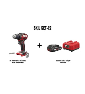 SKIL Set-12 (SKIL COMPACT 3065CA AKÜLÜ MATKAP VİDALAMA+2,0Ah Li + 2.4A ŞARJ CİHAZI PROMO)