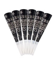 Happy New Year Vuvuzela 6lı Yılbaşı Düdüğü (Gümüş)
