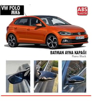 Volkswagen Polo Yarasa Ayna Kapağı Piano Black Parlak Siyah 2018 Sonrası