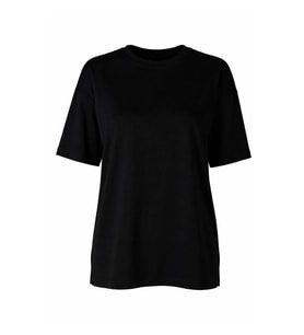 Trender 1064 O Yaka Siyah Kadın T-Shirt 26YBR1000022