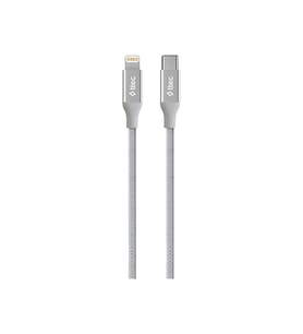 TTEC Alumicable Type-c Lightning Hızlı Şarj Kablosu 150cm 2DK41-8 Farklı Renk (Gri)