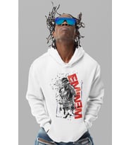 Özel Tasarım Eminem Rapper Baskılı Unisex Oversize Şarkıcı Hoodie