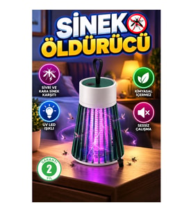 2’si 1 Arada LED Işıklı Elektrikli Böcek Öldürücü Gece Lambası