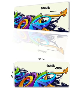 SonicTouch UltraGrand Kişiye, İsme Özel Gamer Xxl Oyuncu Klavye Mouse Pad 40x90Cm