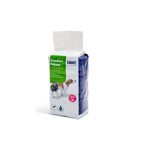 Savic Comfort Nappy 3 Köpek Bezi: 36-54 cm, Süper Emici Tek Kullanımlık 12 Adet