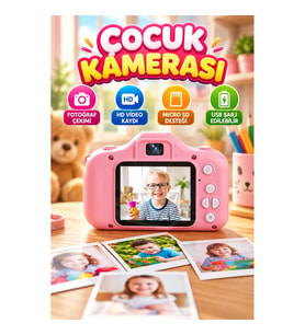 Taşınabilir Mini Dijital Kamera – HD Video ve Fotoğraf Çekimi, USB Şarj, Micro SD Desteği