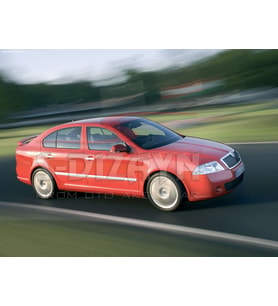Skoda Octavia A5 Krom Yan Kapı Çıtası 4 Prç. 2004-2013