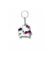 Unicorn Boynuzlu Hello Kitty Figürlü Anahtarlık – Fantastik ve Sevimli Aksesuar