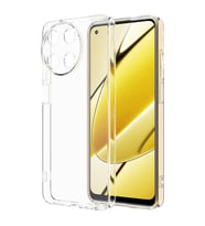 Realme 11 4G Uyumlu Kılıf Zore Süper Silikon Kapak (Renksiz)