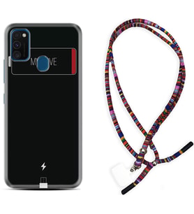 Samsung M21 M22 M23 M30 M31S M32 Kılıf Boyun Asklı Rasta Silikon My Love 1402
