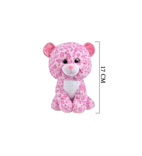 Sevimli Leopar Peluş Oyuncak Hediyelik Uyku Arkadaşı 17 cm (Çok Renkli)