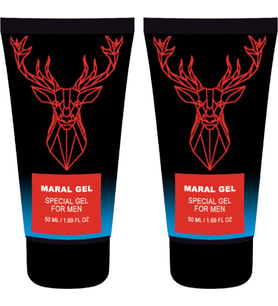 Maral Gel 2 Adet Erkeklere Özel Sertpe.Nis Masaj Kremi 50 Ml