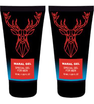 Maral Gel 2 Adet Erkeklere Özel Sertpe.Nis Masaj Kremi 50 Ml