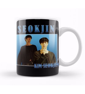 Kim Seokjin Vintage  Bts Kupa Bardak Porselen