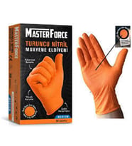 MASTER FORCE TURUNCU NİTRİL ELDİVEN XL MAKSİ BOY