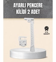 Kolay Montajlı Pencere Açılma Sınırlayıcı 2 li Set