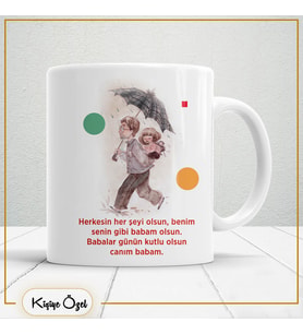 Babalar Günü Özel Hediye Çay Kahve Kupa Bardak-baba46