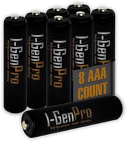 Pro P104 8 Adet AAA 1100 mAh Şarj Edilebilir İnce Kalem Pil 1.2V Ni-MH Şarjlı Pil