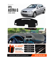 OPEL ASTRA G (1998-2008) Uyumlu Torpido Örtüsü Torpido Kılıfı - Siyah