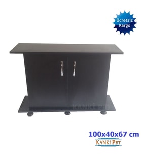 Kanki Pet KP103 Akvaryum Siyah Sehpa 100 x 40 x 67 Cm
