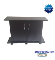 Kanki Pet KP103 Akvaryum Siyah Sehpa 100 x 40 x 67 Cm