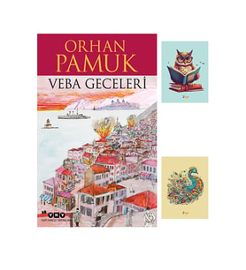 Veba Geceleri - Orhan Pamuk Romanları 9789750849282 Yky (2 NOT DEFTERLİ) (Renksiz)